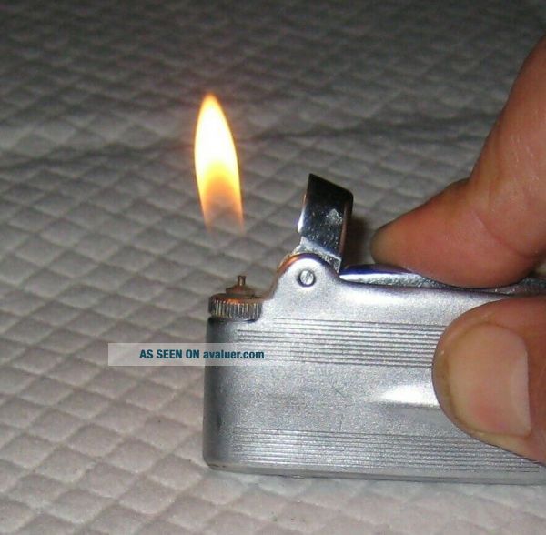 Vintage Ronson Silver Adonis VAraflame Lighter Made In USA Great ...