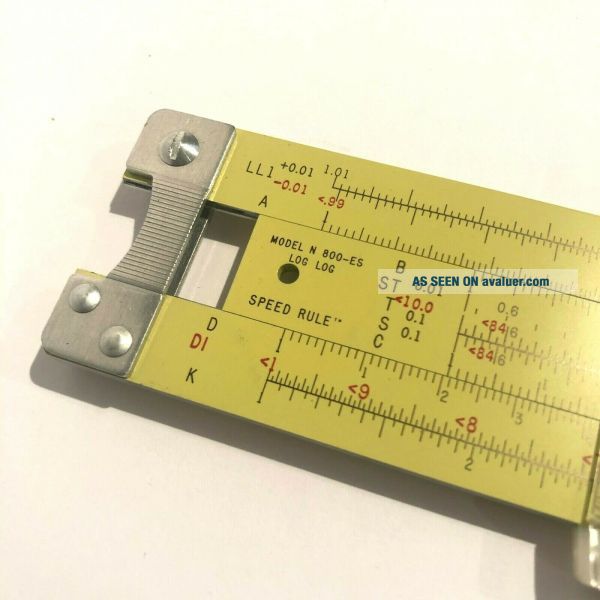 Vintage Pickett Synchro Scale Model 800 - ES Slide Ruler No Case ...