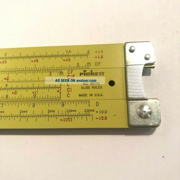 Vintage Pickett Synchro Scale Model 800 - ES Slide Ruler No Case ...