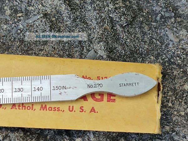 Starrett 270 Taper-Messlehre – 7/16 Zoll X 6 1/4  Produktbild-Vorschau 6