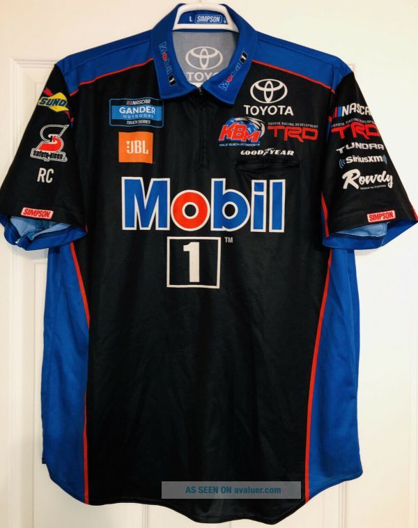LG 2019 KBM Kyle Busch Pit Crew Shirt Nascar Toyota Mobil 1 Oil lg-2019-kbm-kyle-busch-pit-crew-shirt-nascar-toyota-mobil-1-oil