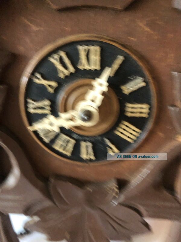 Vintage German Cuckoo Clock Mfg Co. West Germany Wood | #29273685