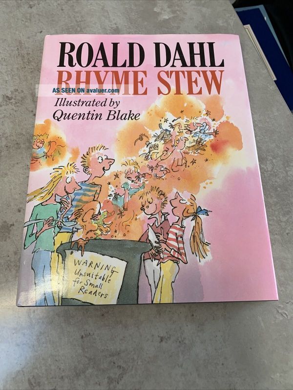 Rhyme Stew Roald Dahl 1st UK Edition 1st Print Hardback 1989 VGC ...