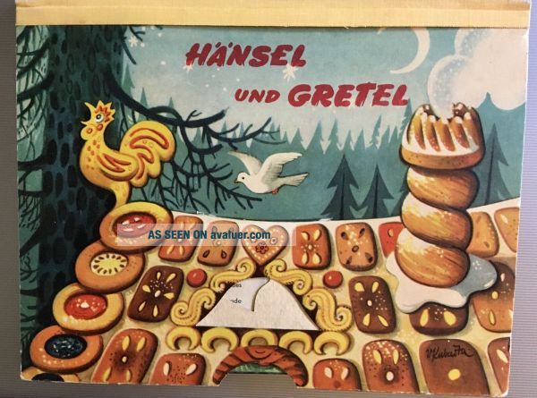 Hansel Und (&amp; And) Gretel German Pop Up Book, 1961, Carlsen Verlag GMBH Hamburg | #29493259
