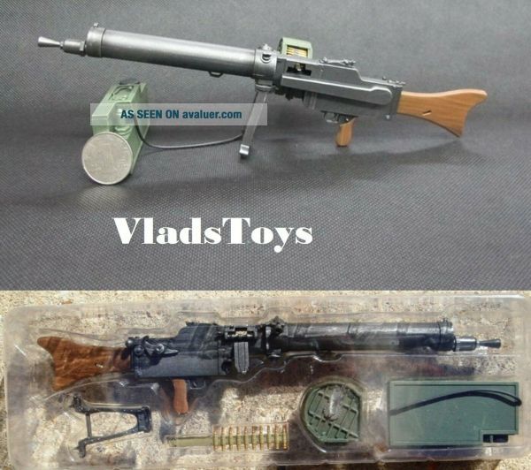 Mitrailleuse Maxim MG08 à L'échelle 1/6 - Modèle à Assembler Pour Figurines 12"