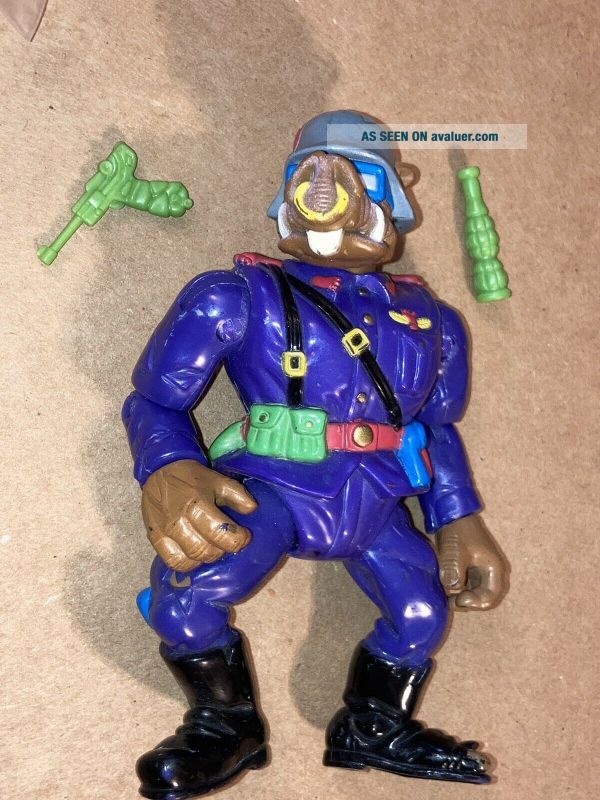 Figurine Tortues Ninja Bebop Playmates 1992 - Vintage, état Occasion, Collection TMNT