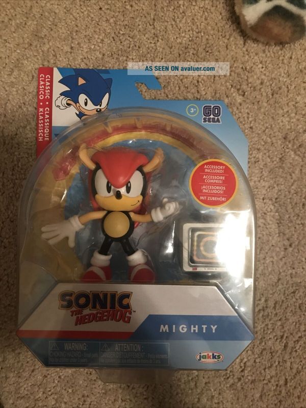 Sonic The Hedgehog MIGHTY 4 Inch Articulated Poseable Action Figure ...