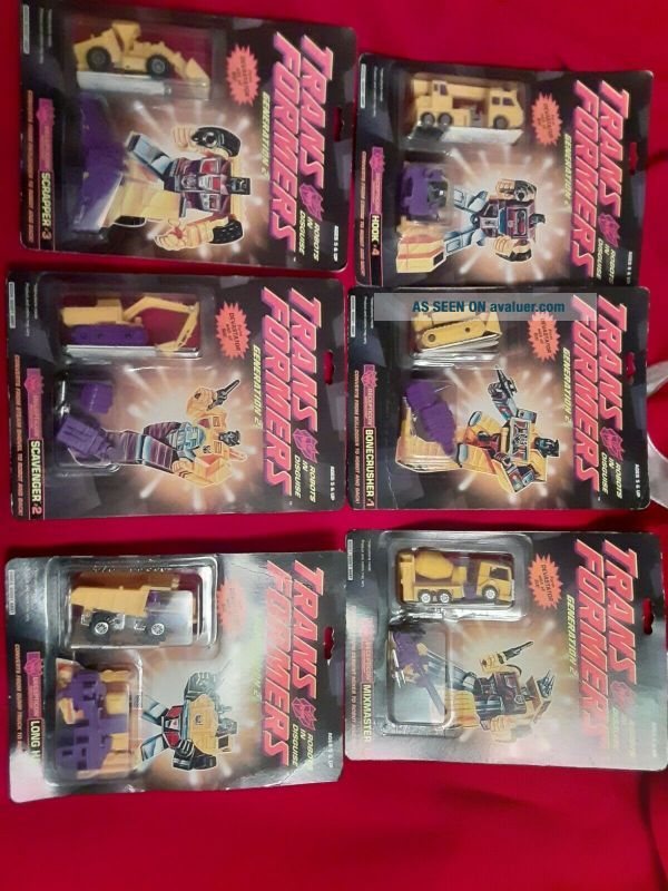 Transformers G2 Rare Constructicons Full Set Of 6 Generation 2 | #39490510