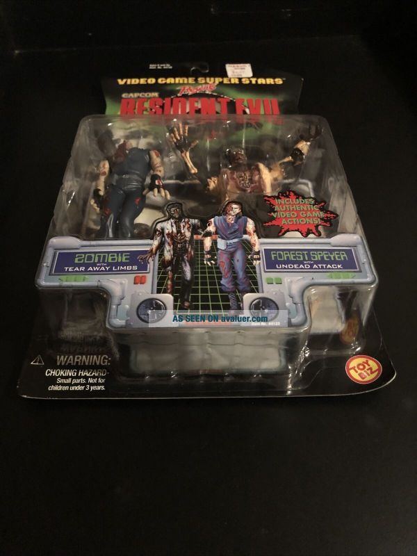 1998 Toy Biz Resident Evil Forest Speyer And Zombie Action