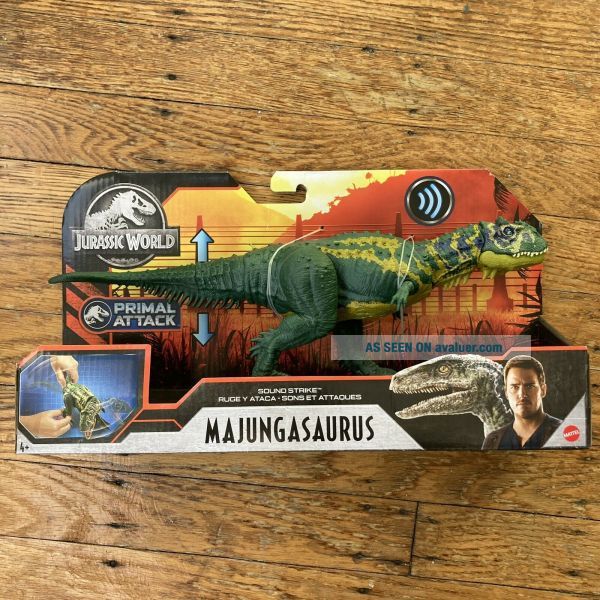 Jurassic World Primal Attack Sound Strike MAJUNGASAURUS Dinosaur Toy ...