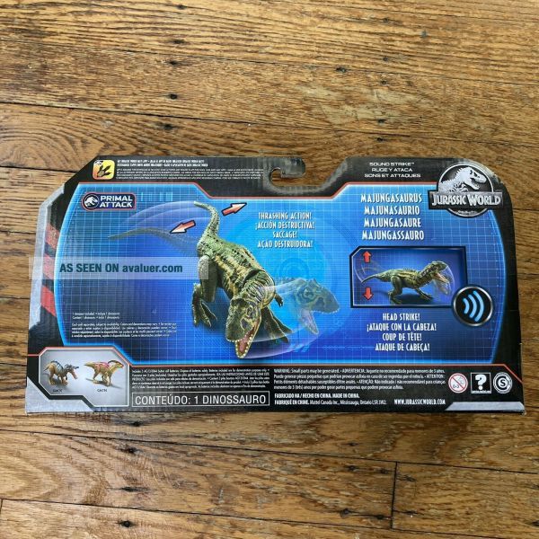 Jurassic World Primal Attack Sound Strike MAJUNGASAURUS Dinosaur Toy ...