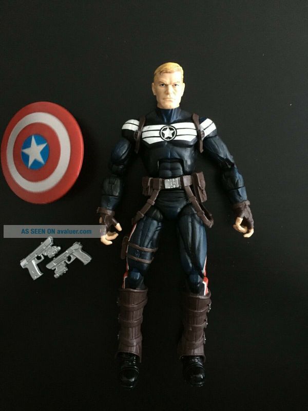 Hasbro Marvel Legends Series: Captain America Action Figure 15cm - Ispirato A The Winter Soldier - Con 2 Accessori