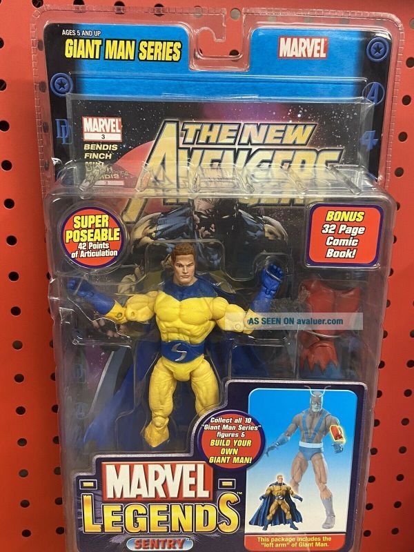 MARVEL LEGENDS TOYBIZ 6 " SENTRY FIGURE GIANT MAN BAF SERIES SHORT HAIR ...