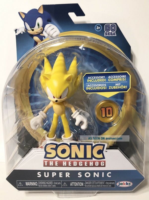 SEGA Sonic The Hedgehog SONIC With Ring Jakks Pacific 4 " | #39730155