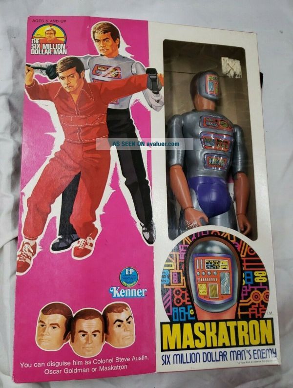 Vtg 1976 Six Million Dollar Man ' S Enemy Maskatron | #39764402