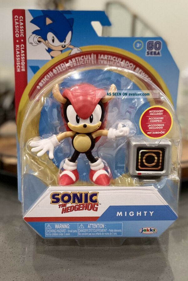Jakks Pacific Sonic The Hedgehog MIGHTY 4 " Articulated Action Figure ...