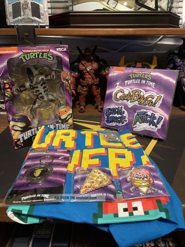 Shock Turtle NECA Shell Shock Turtle Loot Crate TMNT Turtles In Time SM Shirt ...