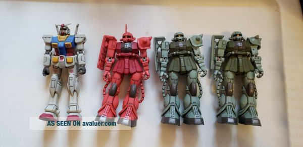 MSIA Mobile Suit In Action Gundam Zaku II And Zaku II Char Tetsu Toys ...