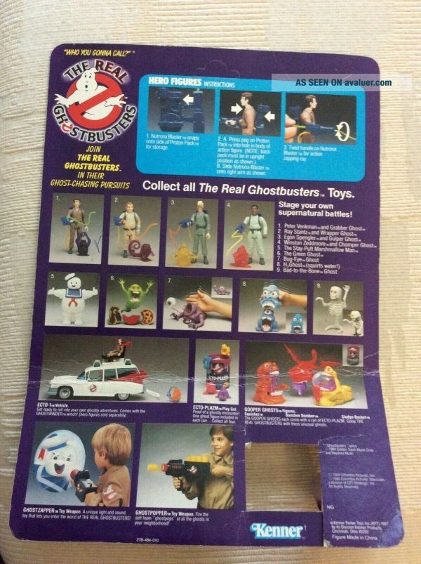 Super Grand Frisson Kenner Figurine The Real Ghostbusters – Peter Venkman – SOS Fantômes Kenner – Neuf Sous Blister Super Grand Frisson Kenner Figurine The Real Ghostbusters – Peter Venkman – SOS Fantômes Kenner – Neuf Sous Blister