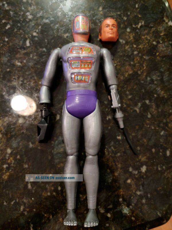 KENNER 1976 SIX MILLION DOLLAR MAN MASKATRON THE ENEMY ROBOT ACTION ...
