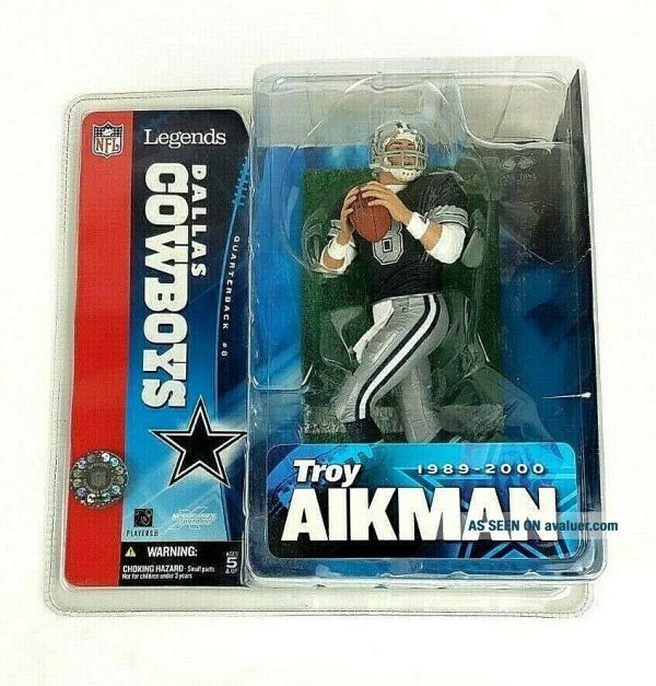 McFarlane Legends NFL Series Troy Aikman Dallas Cowboys Variant Action ...