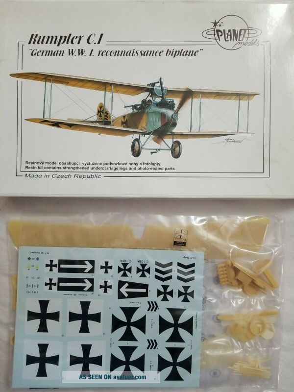 Pl@net Model Scale PLANET MODELS 145 RUMPLER C. I WW I GERMAN FIGHTER - 1/48 SCALE RESIN ...