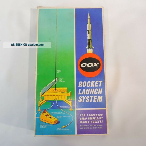 Vintage 1970s COX ROCKET LAUNCH SYSTEM Cat No. 5030 Box | #41165718