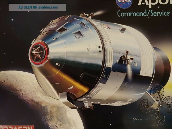 Dragon 1/48 Scale Apollo 11 Command Module And Service Module Model Kit ...