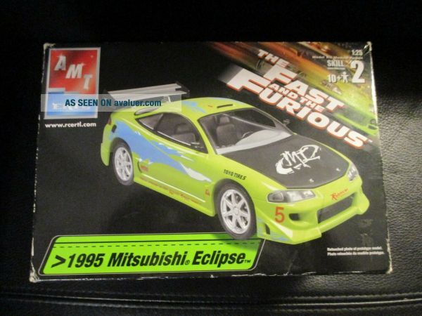 RARE - Model Kit AMT ERTL - FAST AND FURIOUS 1995 Mitsubishi Eclipse ...