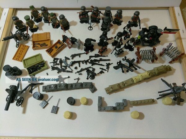 WW2 German Custom Military Army Soldiers Figures Building Blocks ...