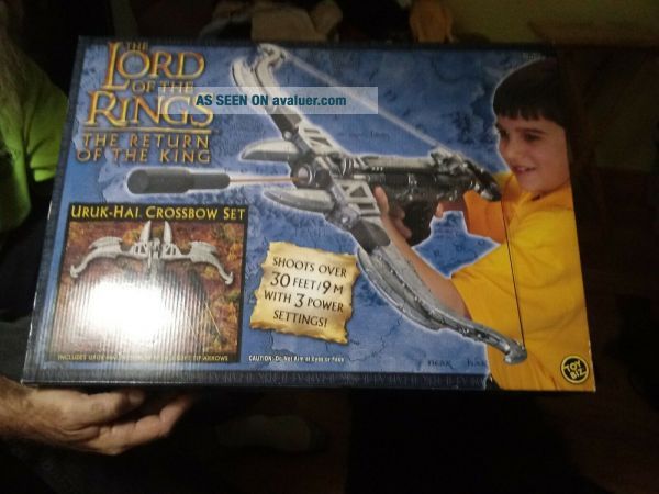 LORD OF THE RINGS 2003 RETURN OF THE KING URUK - HAI CROSSBOW SET LOTR ...