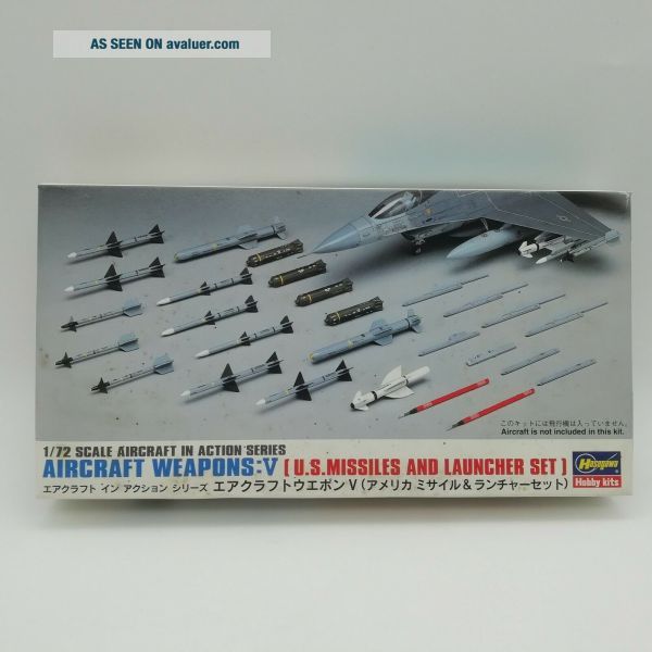 HASEGAWA AIRCRAFT WEAPON IV American Air-to-Surface Missile Set 1/72
