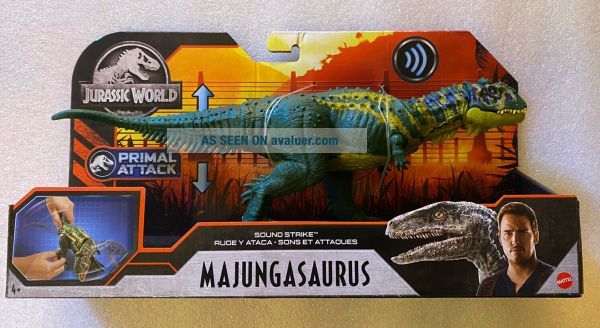 MAJUNGASAURUS Jurassic World Primal Attack Sound Strike Dinosaur Toy ...