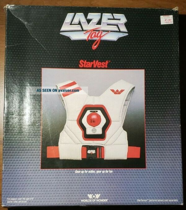 Vintage 1986 Lazer Tag StarVest Worlds Of Wonder With Box | #41756677