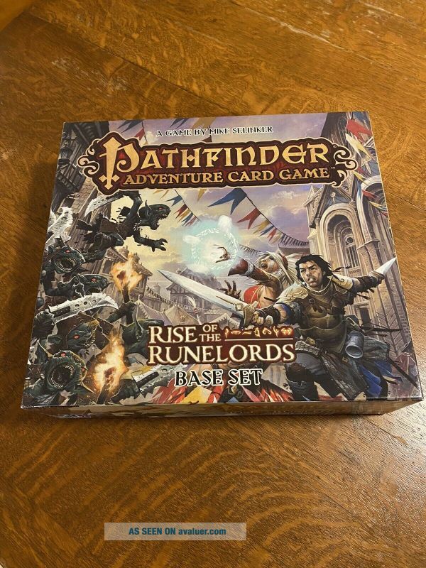 Pathfinder Adventure Card Game: Rise Of The Runelords Base & All ...