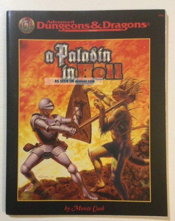 A PALADIN IN HELL AD&D Module Advanced Dungeons And & Dragons D&D TSR ...