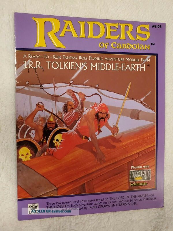 ICE MERP Raiders Of Cardolan Middle Earth RPG Campaign Module 8108 ...
