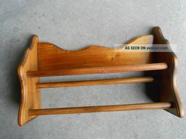 Primative Towel Racks Vintage Wooden Shelf And Towel Rack Primitive/Country Style | #42015804