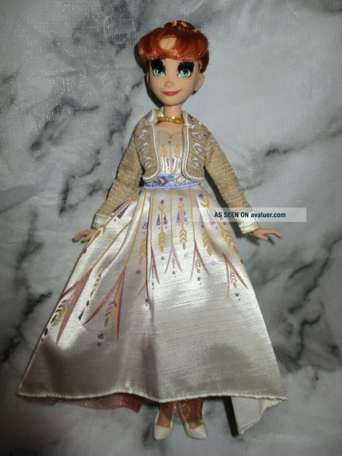 Rare Disney Queen Anna Doll From Frozen 2 With Jointed Arms And Wrist ...
