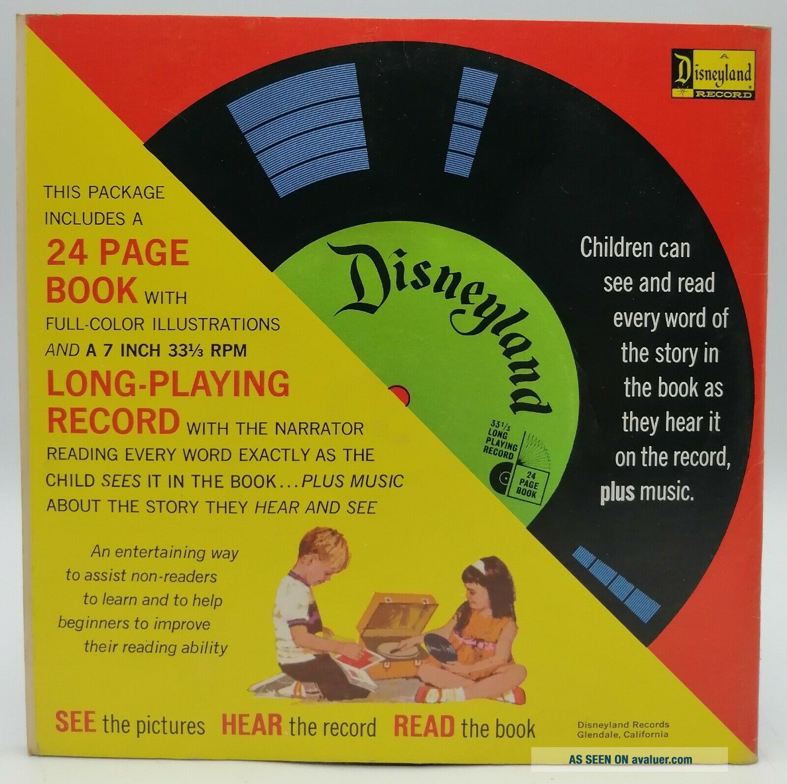 Walt Disney’s The Story Of Rapunzel Disneyland Record And Book 346 1970 ...