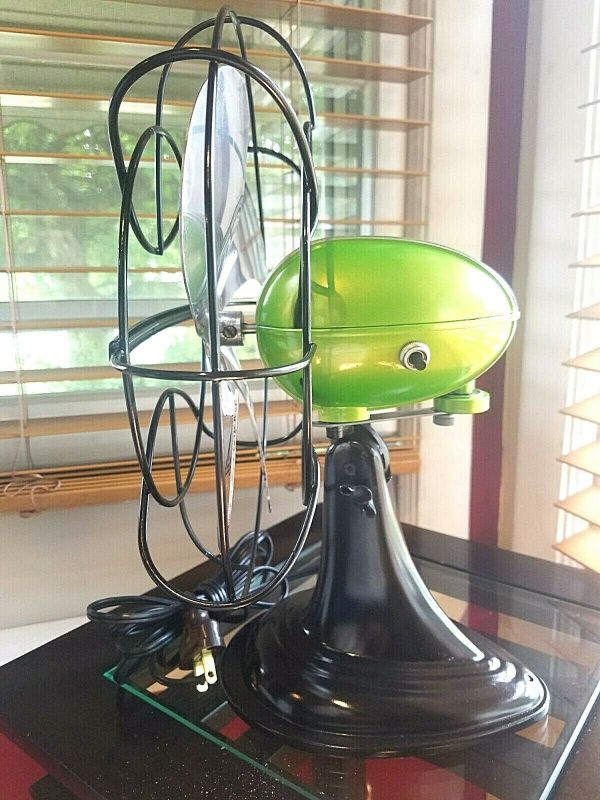 Vintage 1950 ' S Westinghouse Electric Fan, Lemon Lime Color, | #51802312