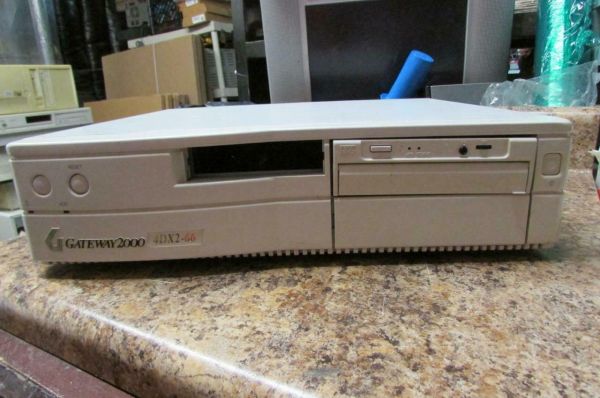 Gateway Pc Computer Box Vintage Gateway 2000 4DX2 - 66 Personal Computer Desktop PC -, | #51956974