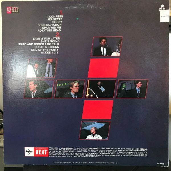 The English Beat – ' Special Beat Service ' - 1982 IRS Wave Ska LP ...