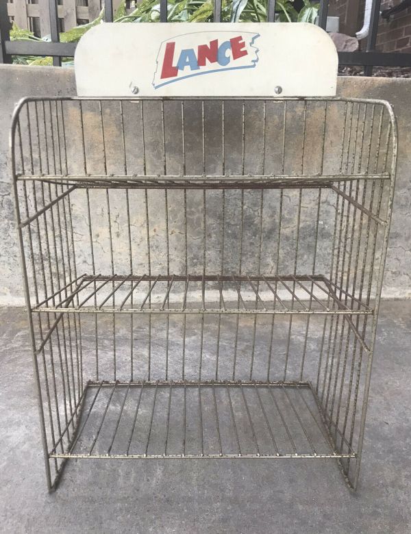 Vintage Lance Crackers Cookies Countertop Wire Display Rack, 3 Tiers ...