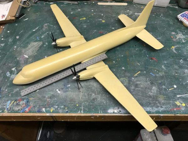 View of Space Model Resin Blank Model Aircraft BAe British Aerospace ATP 1/48 ...