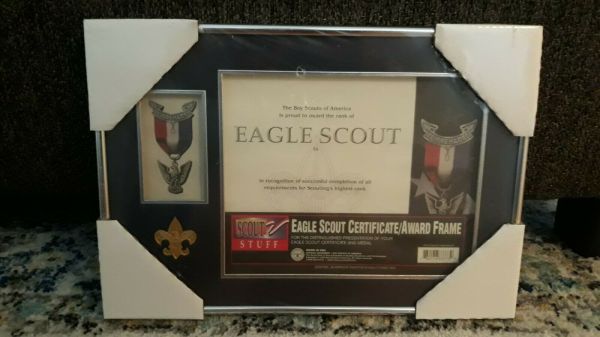 Frame For Scouting Eagle Scout Certificate/Award Frame - For Your Eagle Scout Certificate ...