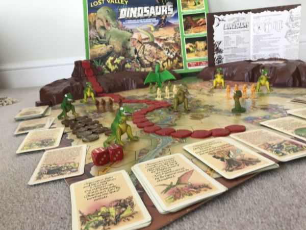 Vintage LOST VALLEY OF THE DINOSAURS Waddingtons Board Game 1985
