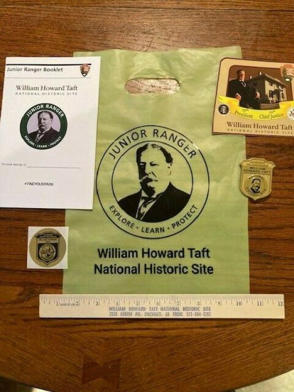 William Howard Taft National Park Historic Site - Junior Ranger Badge ...