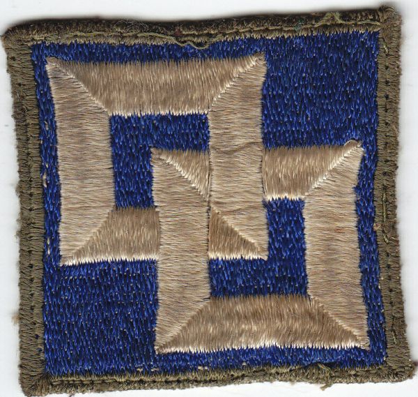 WWII US Army 2nd Service Command Patch - OD Border, No Glow | #53571706