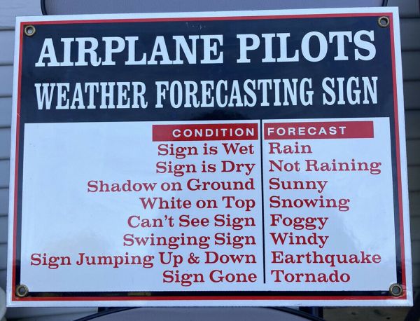 Pilots Weather Forecasting Stone Airplane Airport Gas Oil Porcelain ...